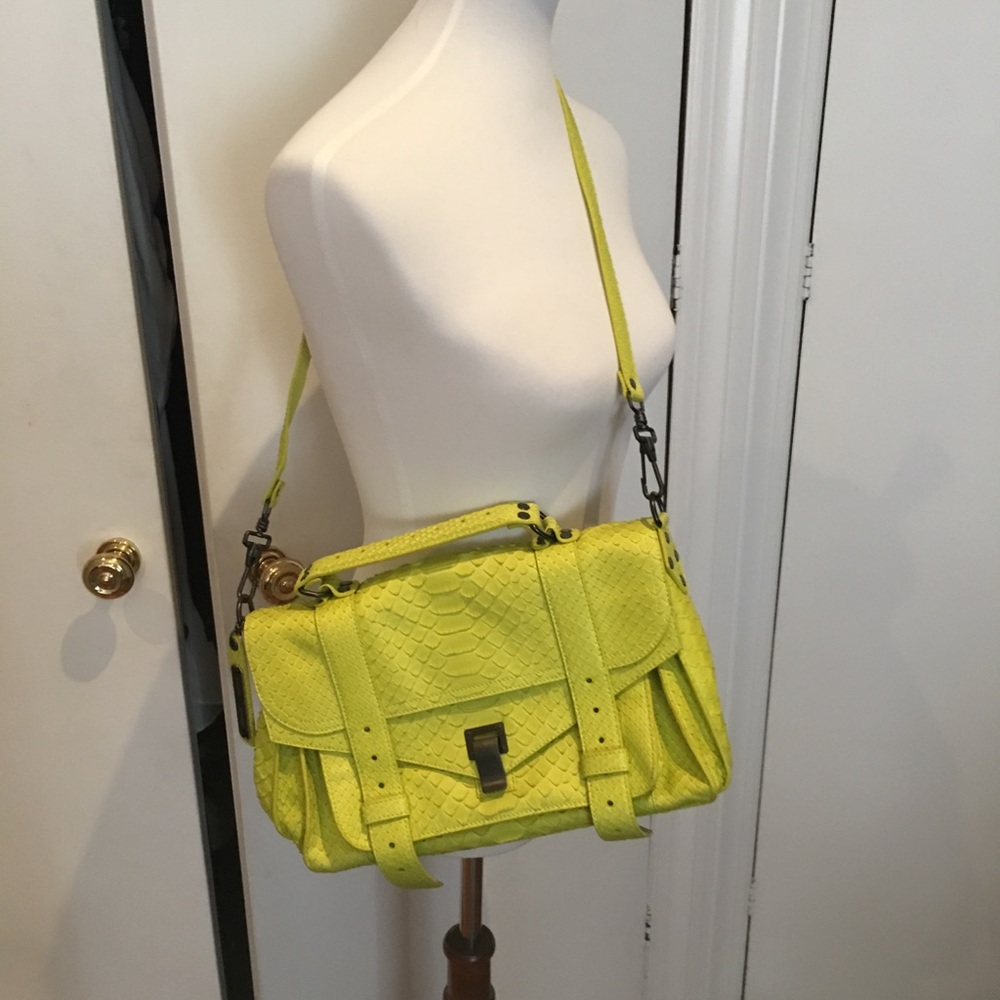 Proenza Schouler Python PS1 Bag Medium